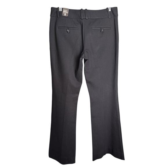 The Limited Womens Size 6R Tailored Flare Black Dress Pants Mid Rise Stretch NEW - Picture 2 of 8